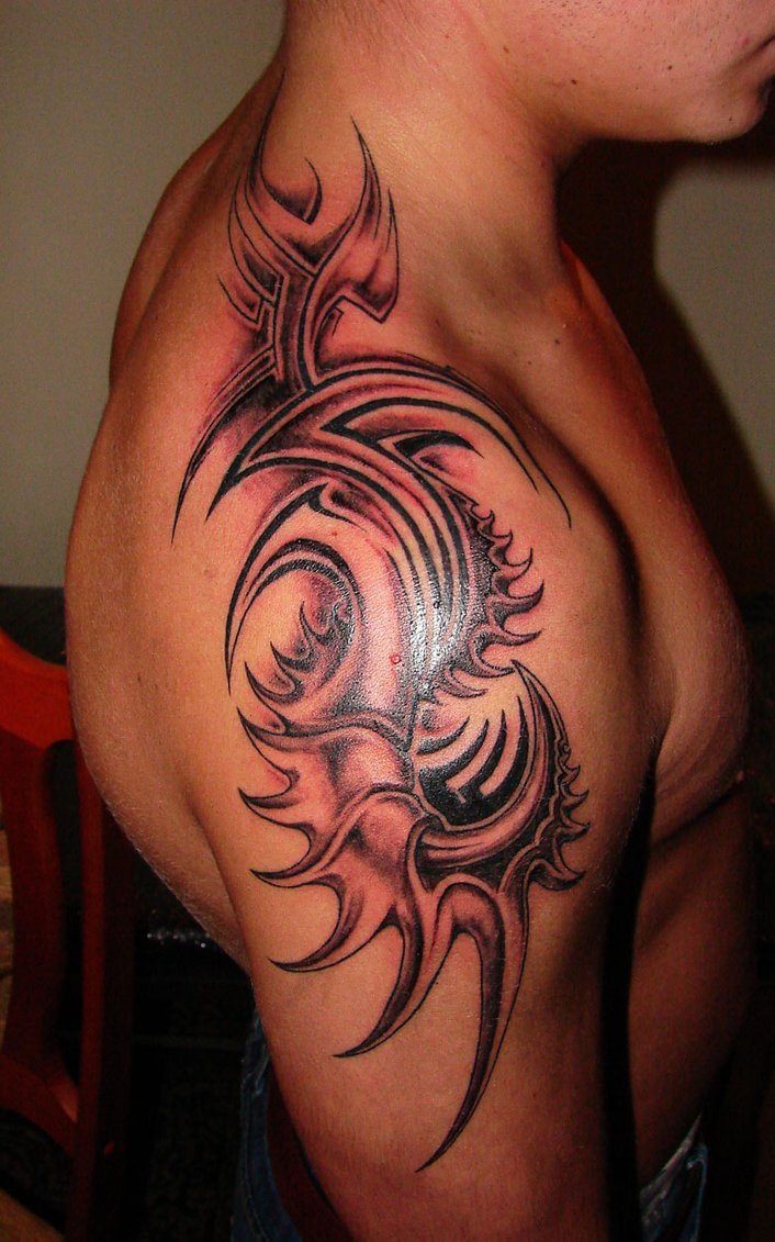 dragon-claw-tribal-tattoo-cool-tattoos-online