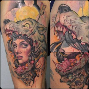 Wolf Headdress Tattoo