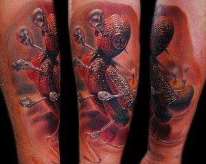 Voodoo Rag Doll Tattoo