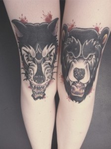 Big Bad Wolf tattoo