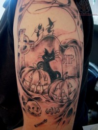 Cool Halloween Tattoo