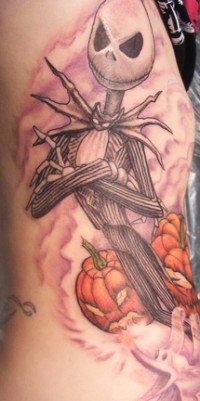 Jack Skellington Halloween Tattoo