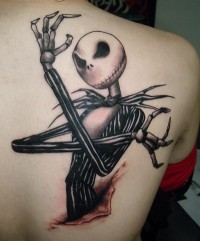 Jack Skellington Halloween Tattoo